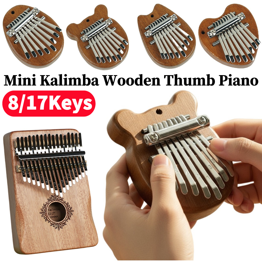 Musical Instrument Kalimba - 8/17Keys Mini Wooden Kalimba High Quality