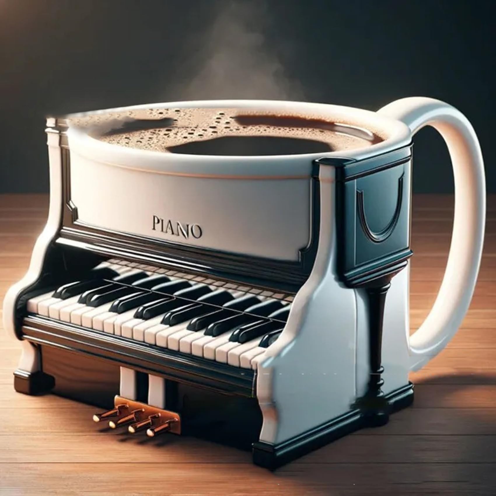 Musical Instrument Like Piano - Novelty Musical Instrument Coffee Mug，unique note