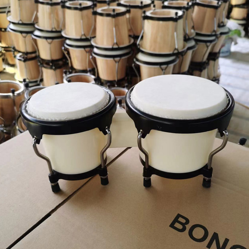 Bongo Drum Set - 4+5-inch ABS Plastic Bongo Drum Percussion