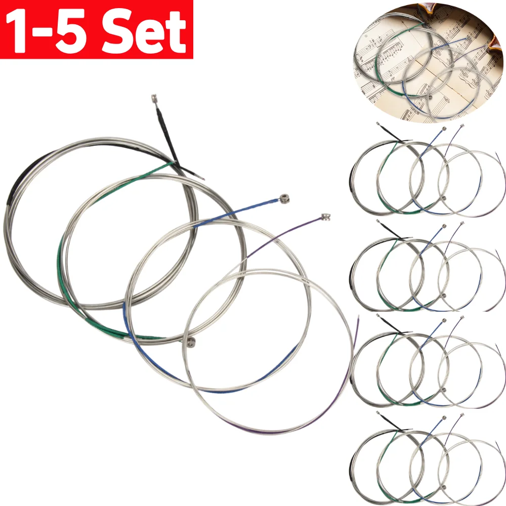 Musical Instrument German - 1-5 Set German Silver Cello String