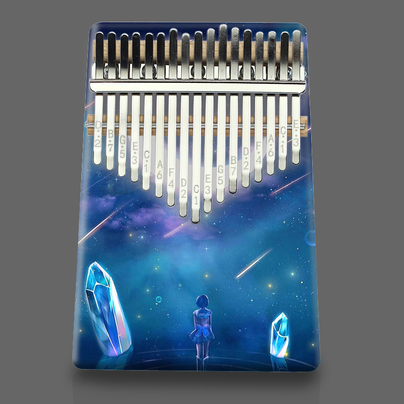 Musical Instrument Kalimba - 17-Tone Kalimba Color Thumb Piano Beginner