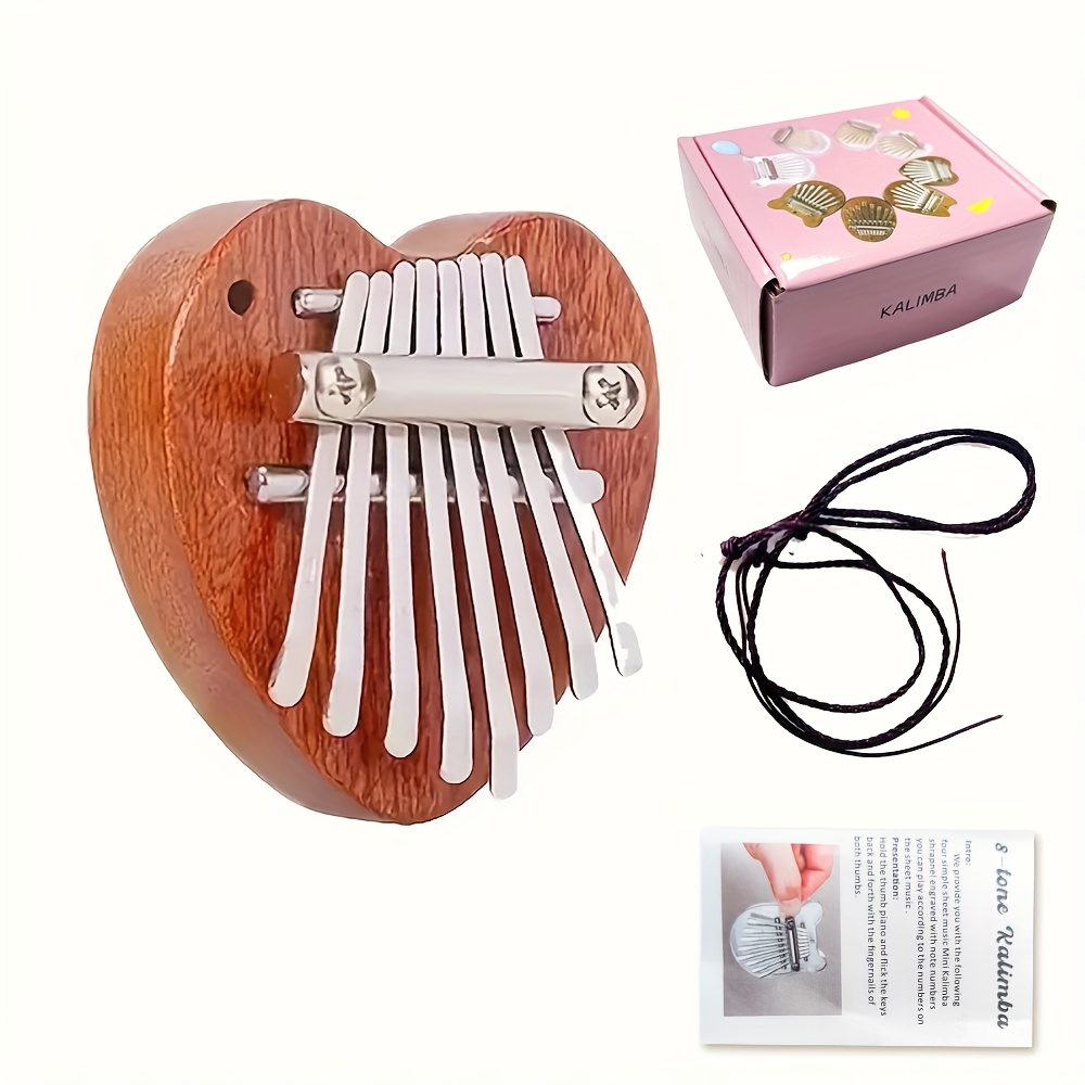 Musical Instrument Kalimba - 8 Key Mini Wooden Kalimba Piano,