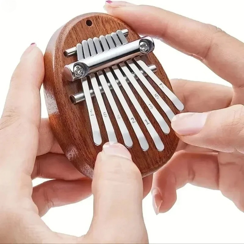 Musical Instrument Marimba - 8 Key Mini Wooden Kalimba High