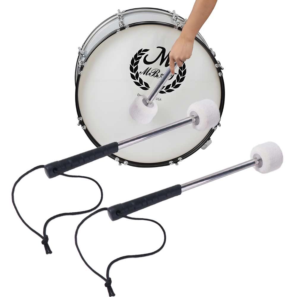 Musical Instrument Mallet - Stainless Steel Bass Drum Mallet Hanging