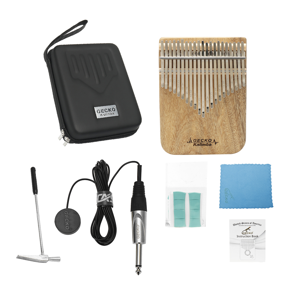 Musical Instrument Kalimba - GECKO Kalimba 21-Key Camphor Wood Thumb