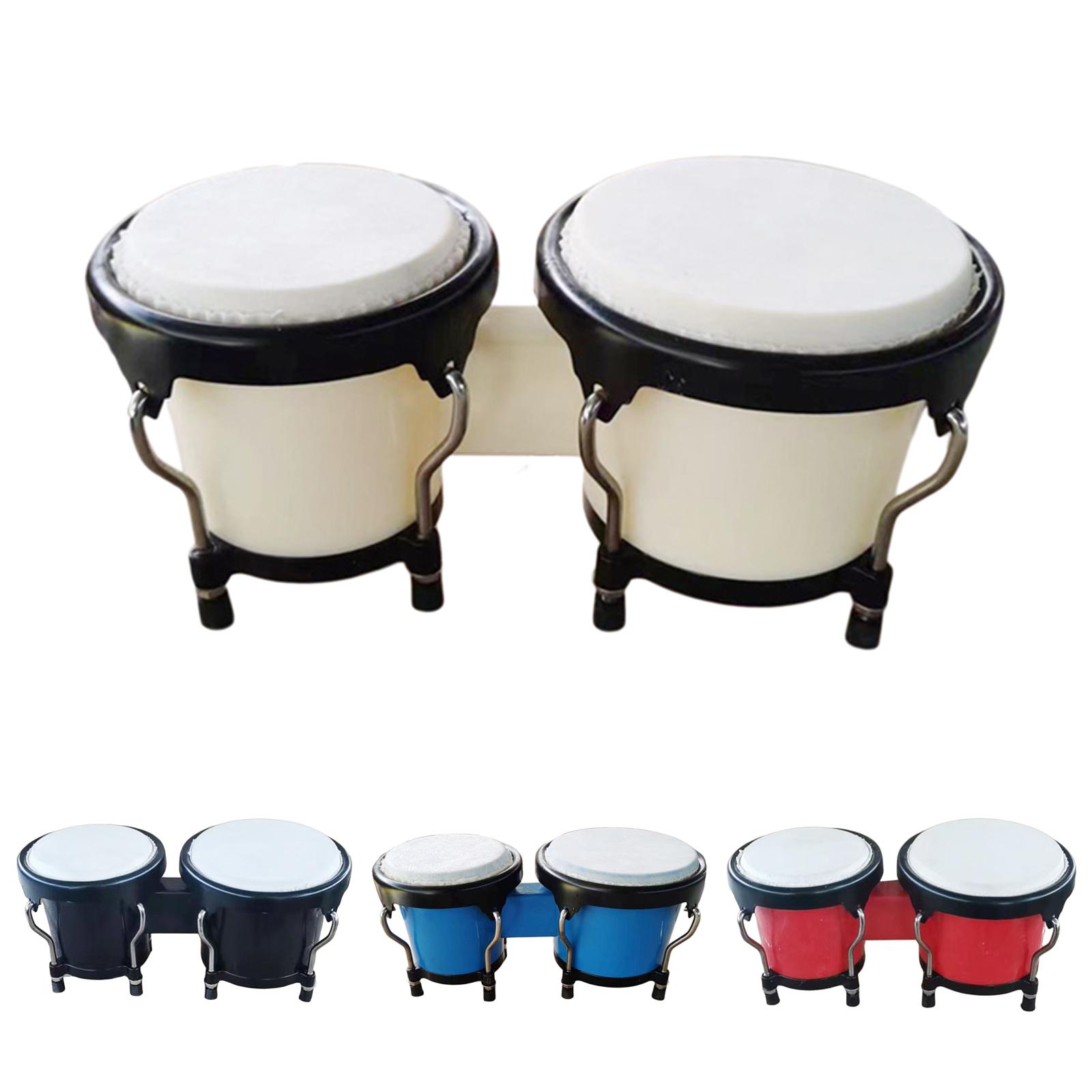 Bongo Drum Set - Percussion Bongos Drum Set Tunable Montessori