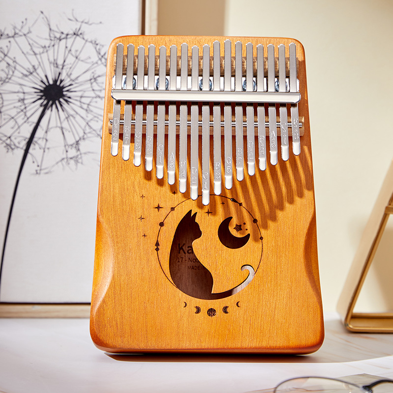 Musical Instrument Kalimba - 17 Keys Kalimba Gradient Color Design