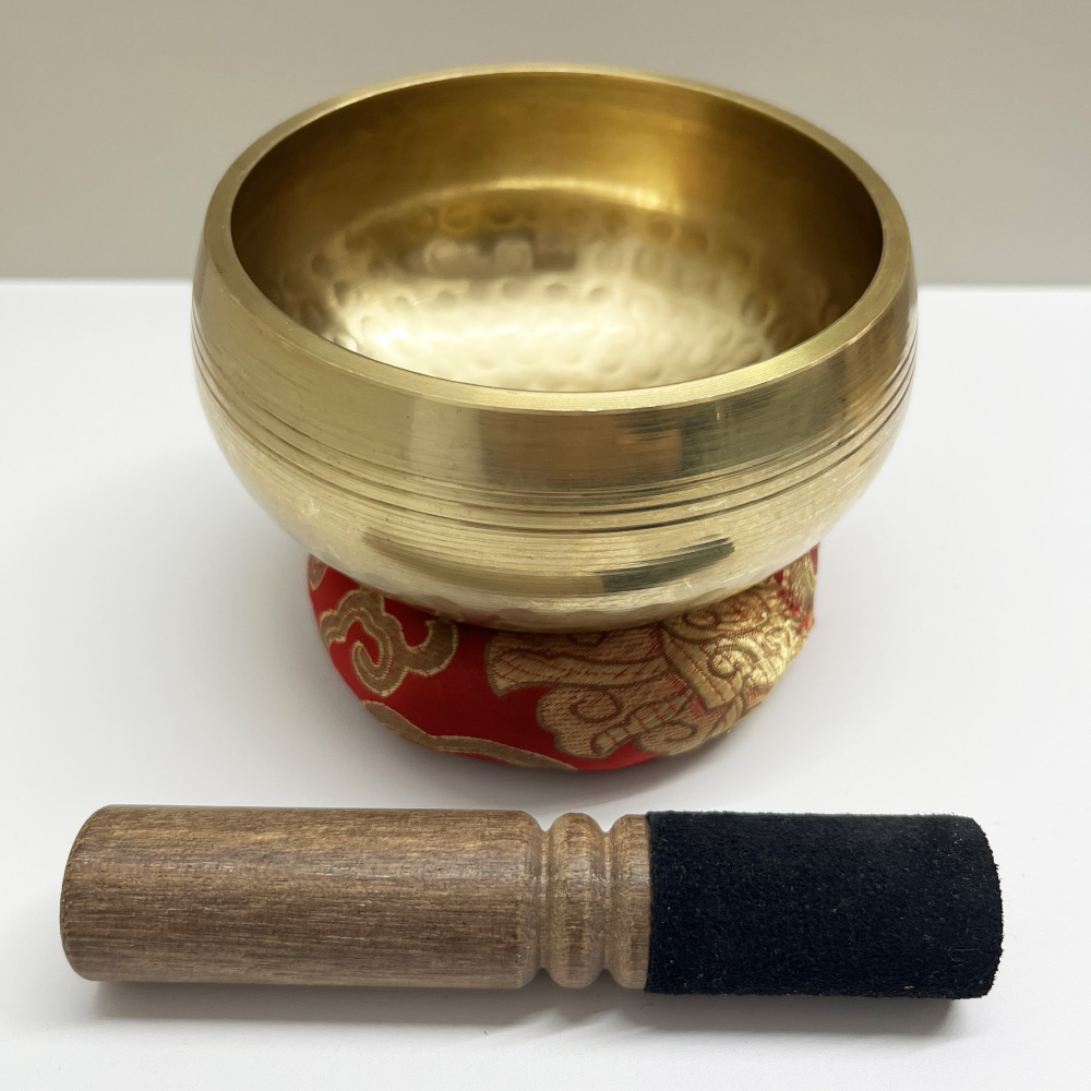 Tibetan Singing Bowl - Brass Tibetan Singing Bowl Handmade Sanskrit