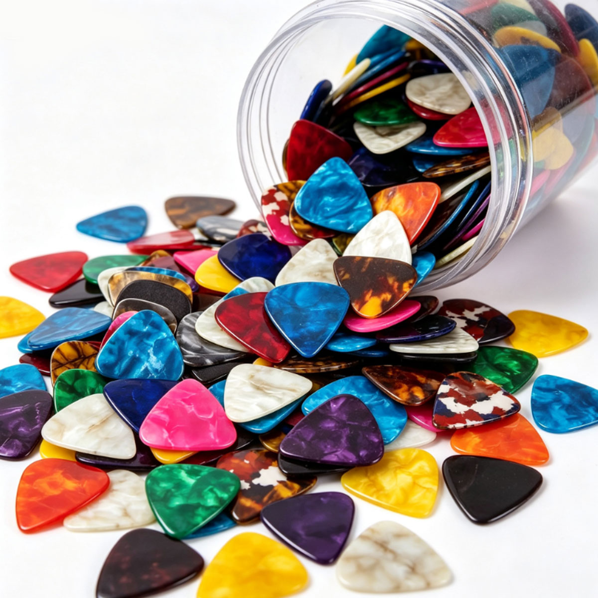 Acoustic Guitar Dreadnought - 84Pcs 0.46mm Mixed Color Celluloid Guitar