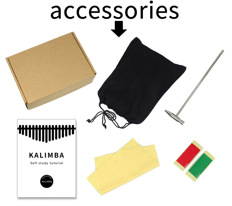 Colorful 21 Key Kalimba Kids C - Musical Instrument Kalimba 评论和价格