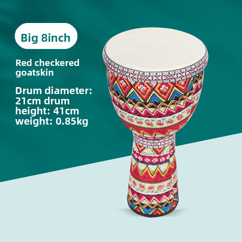8 inch African  Large 8 Hand D - Bongo Drum Set 评论和价格