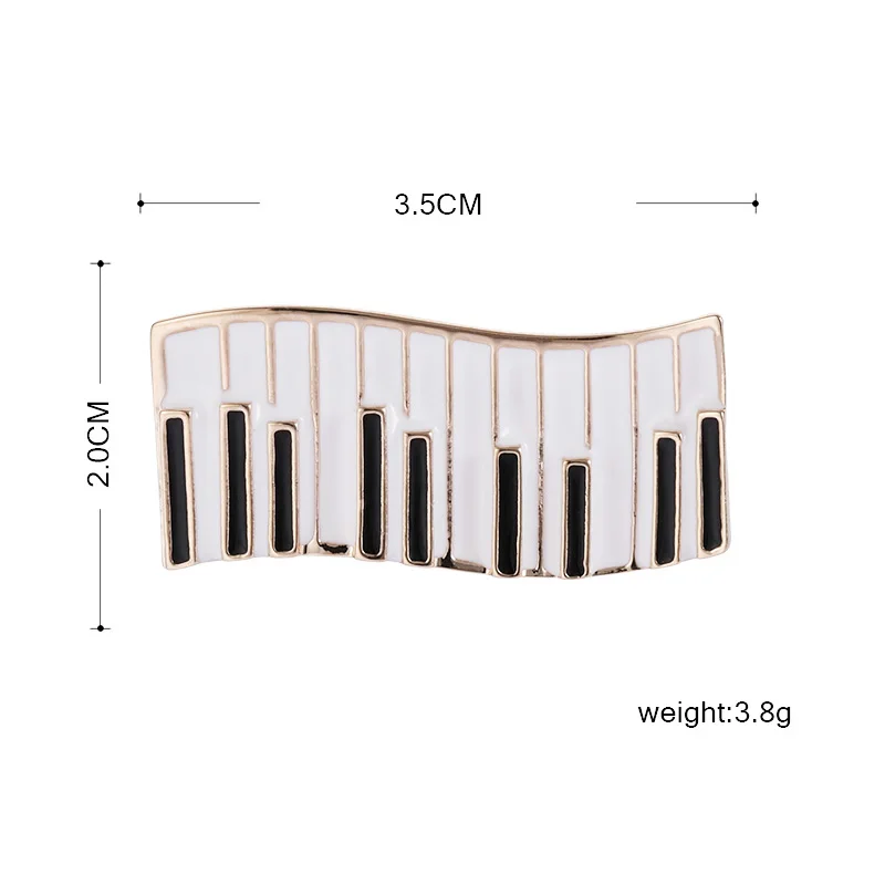 Blucome Vivid Enamel Piano Key - Musical Instruments Names 评论和价格