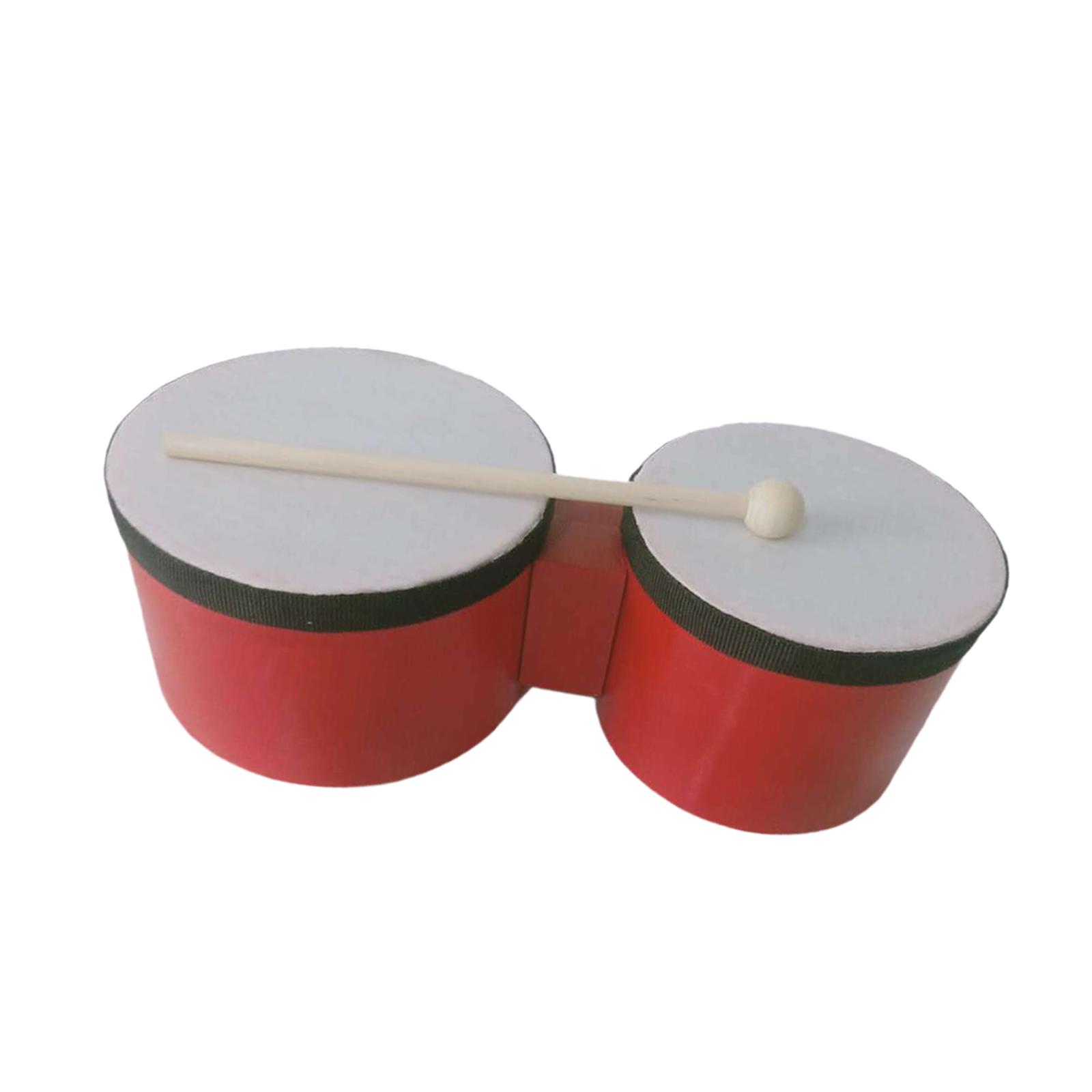 Bongo Drum Wooden Percussion A - Bongo Drum Set 评论和价格
