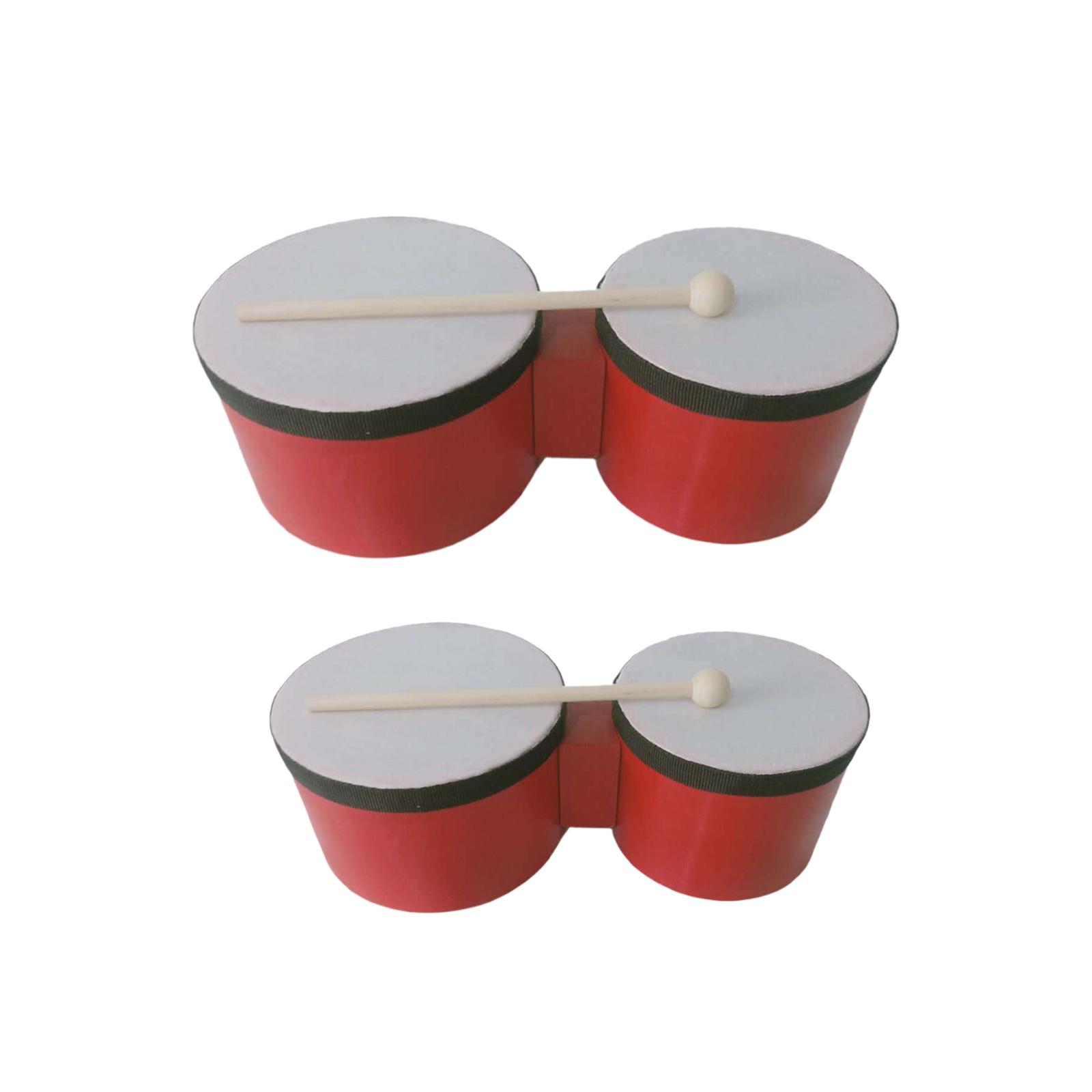Bongo Drum Wooden Percussion A - Bongo Drum Set 评论和价格