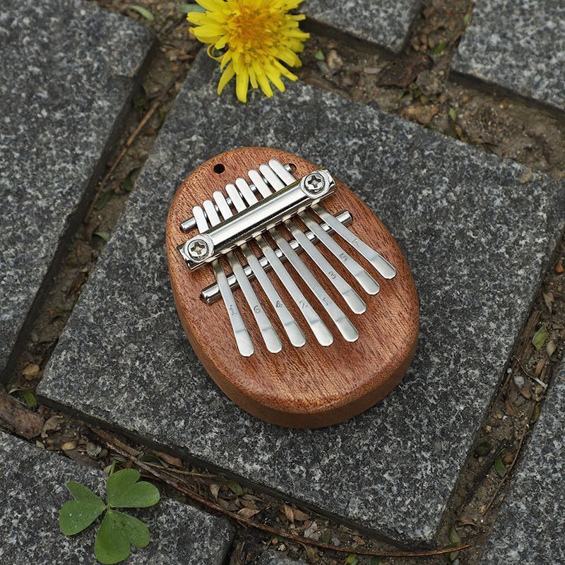 8 Key Mini Wooden Kalimba High - Musical Instrument Marimba 评论和价格