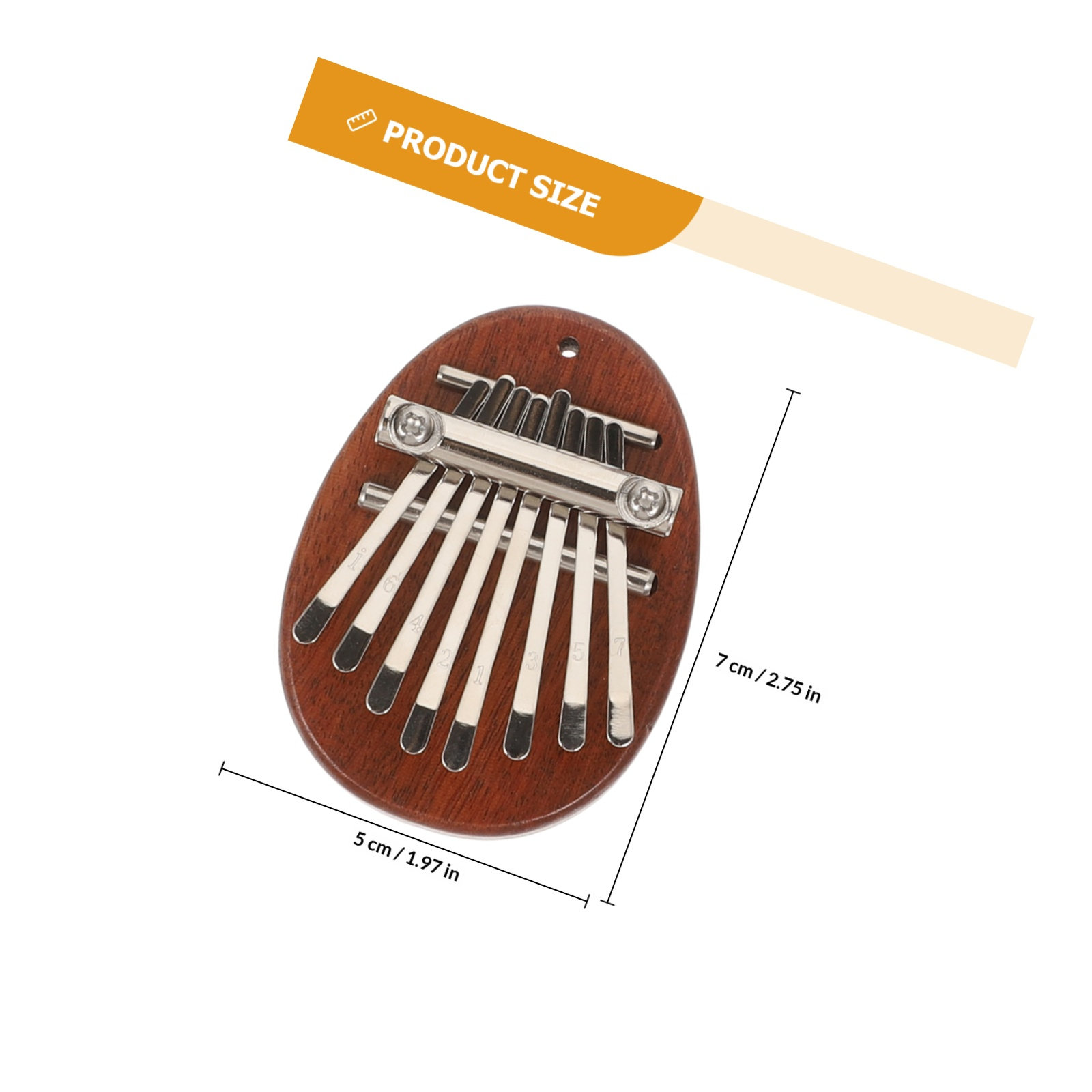 8 Keys Mini Wooden Kalimba Thu - Musical Instrument Kalimba 评论和价格