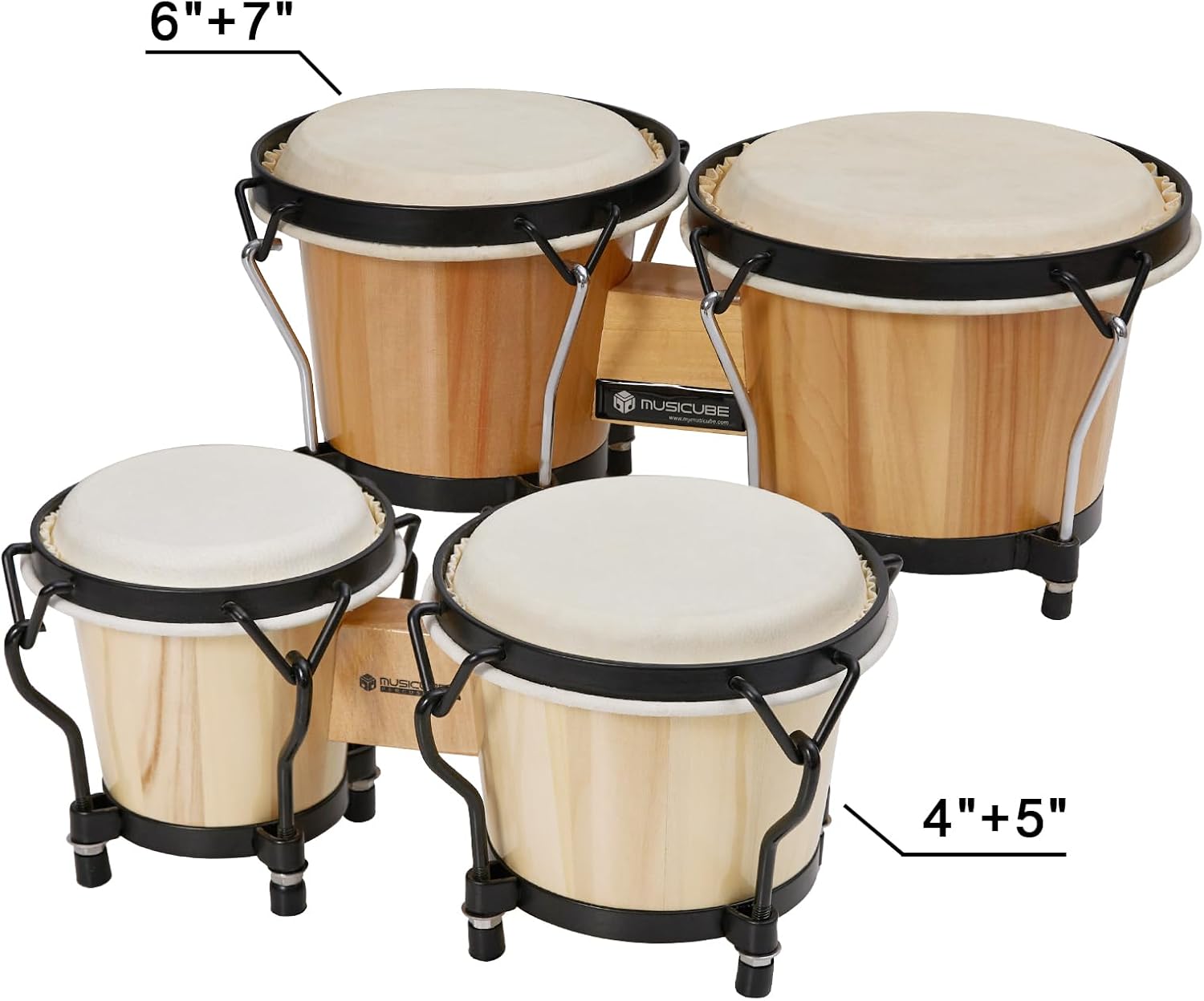 Wholesale Price Top Quality 4+ - Bongo Drum Set 评论和价格