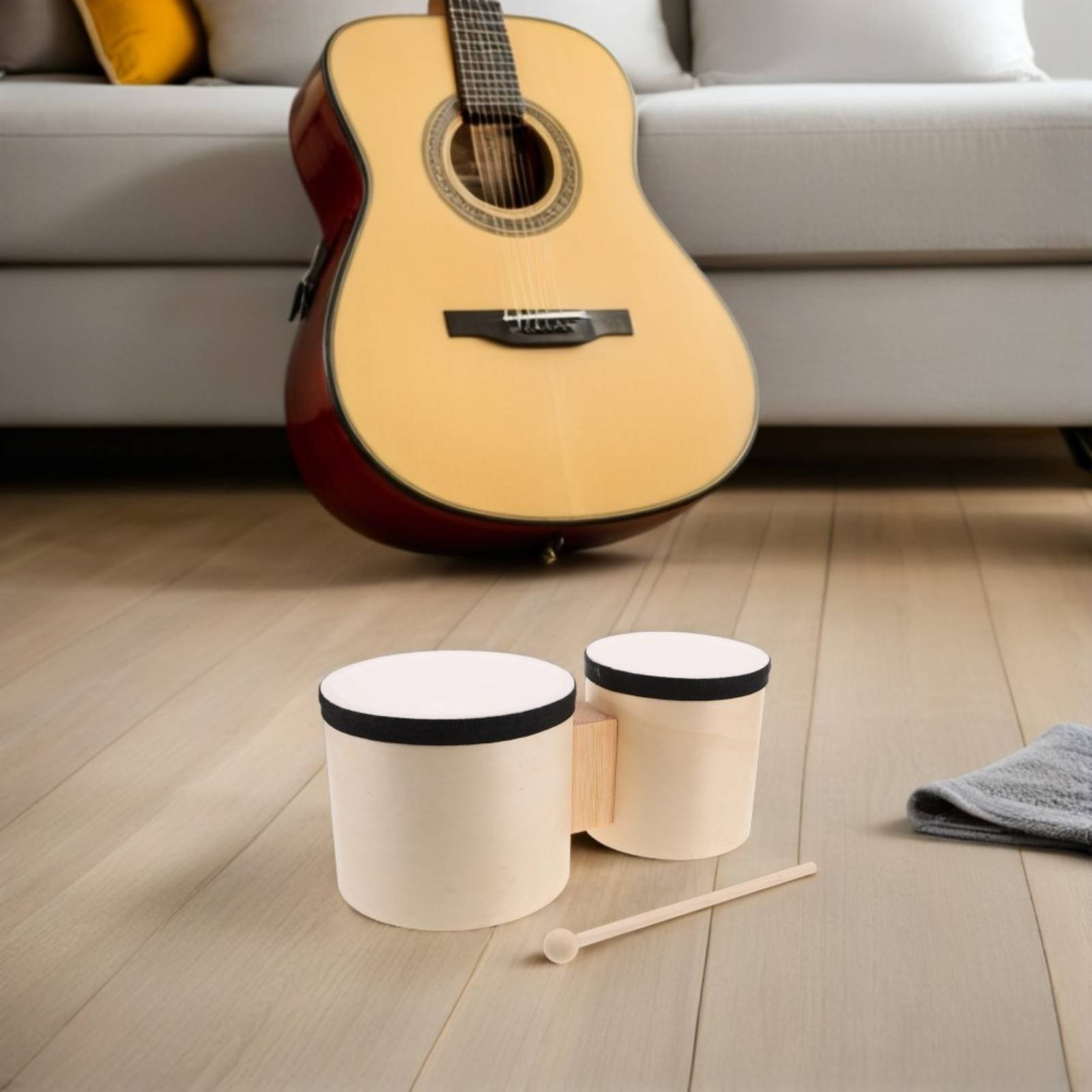Bongo Drum Set Easy to Learn R - Bongo Drum Set 评论和价格