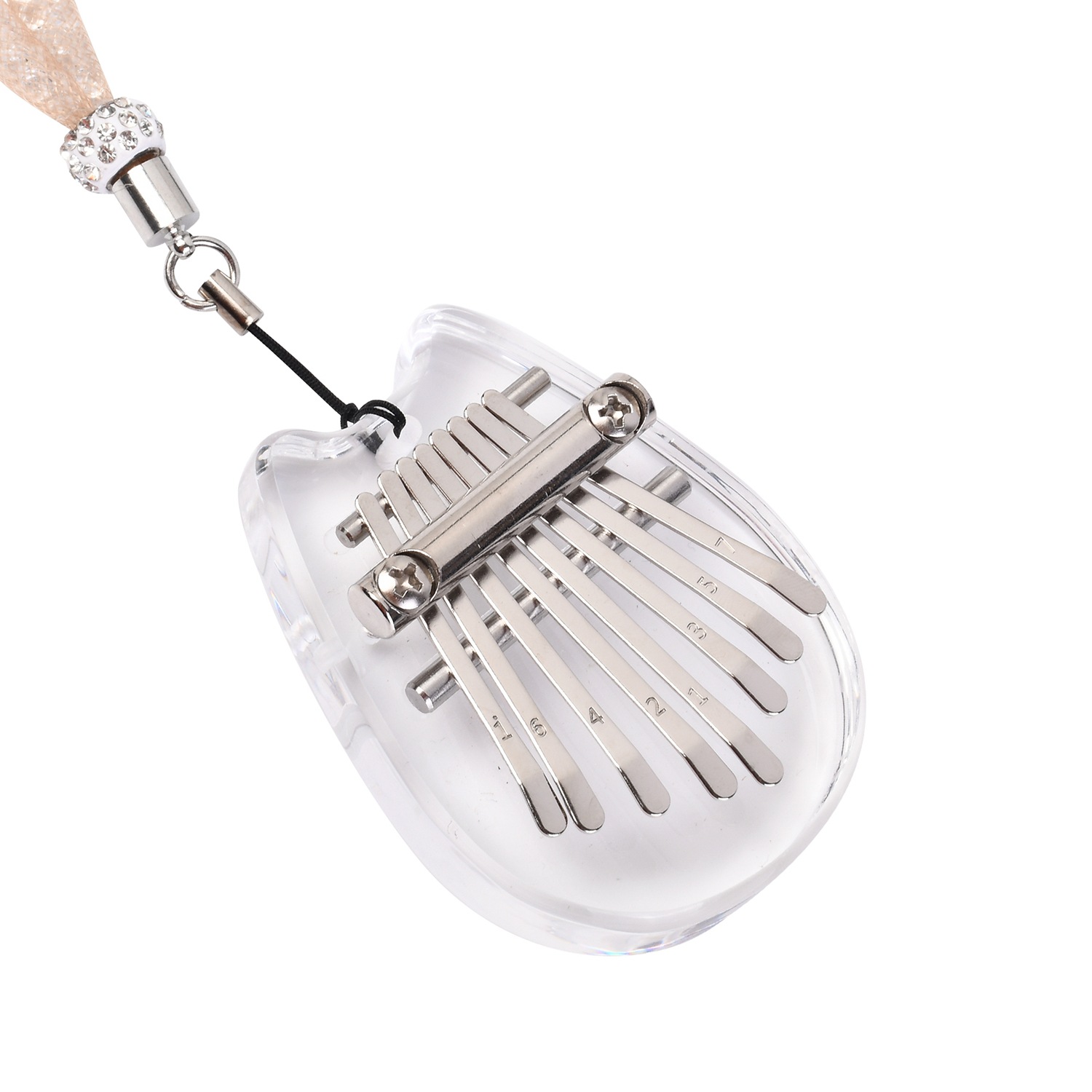 8 Key Mini Kalimba Exquisite F - Musical Instrument Marimba 评论和价格