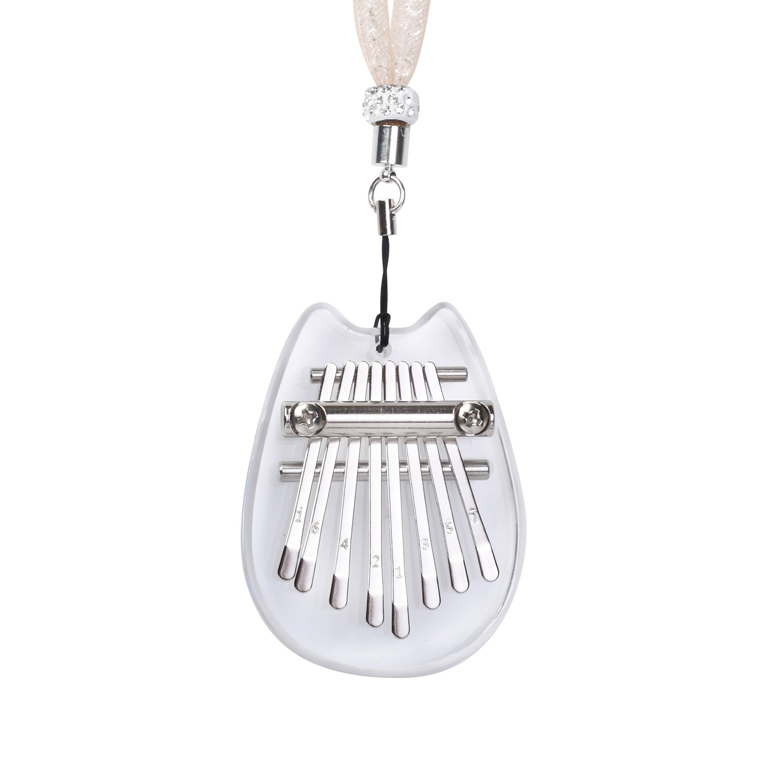 8 Key Mini Kalimba Exquisite F - Musical Instrument Marimba 评论和价格