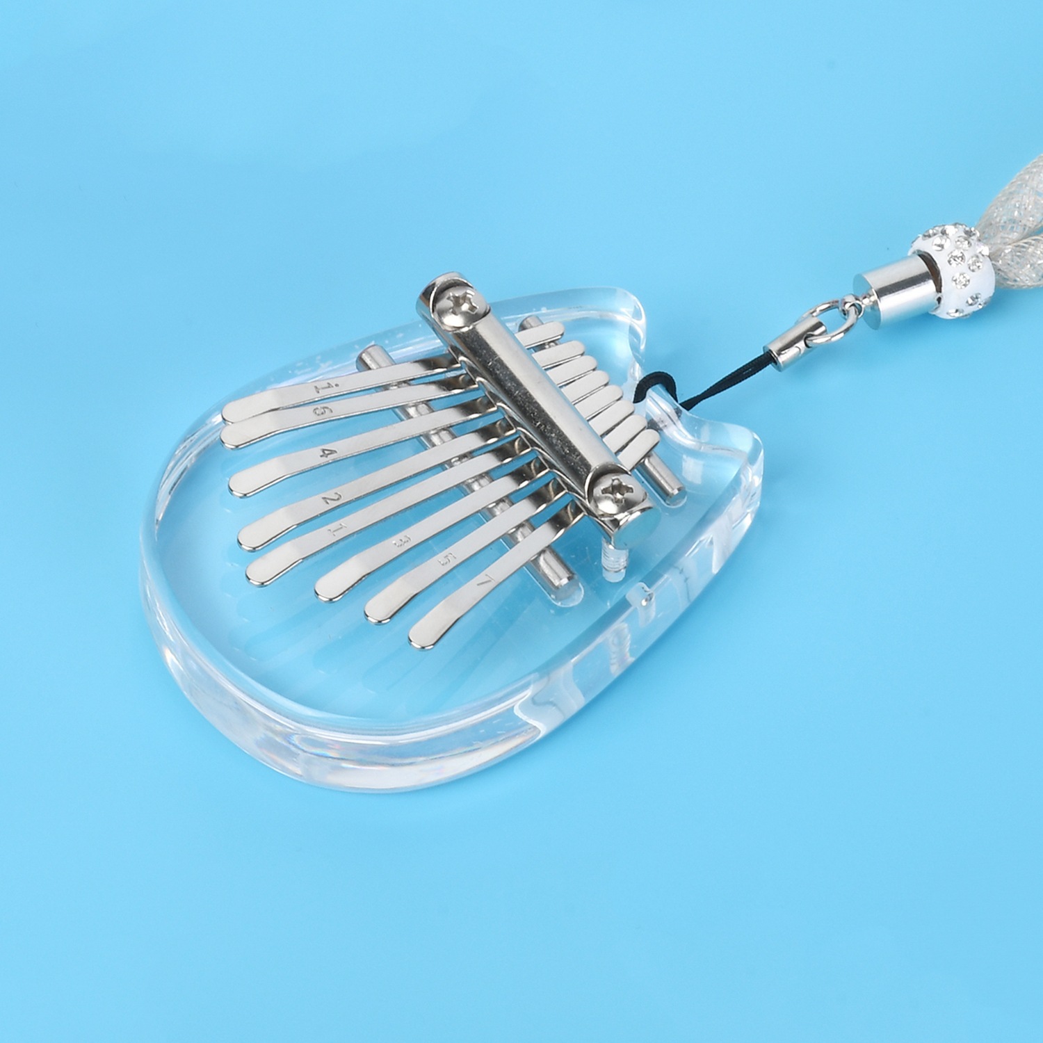 8 Key Mini Kalimba Exquisite F - Musical Instrument Marimba 评论和价格