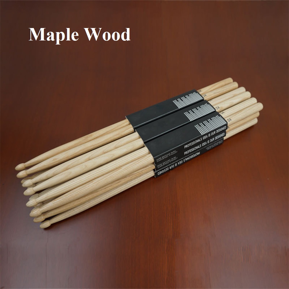 1 Pair 5A/7A Maple Wood Drumst - Musical Instrument Marimba 评论和价格