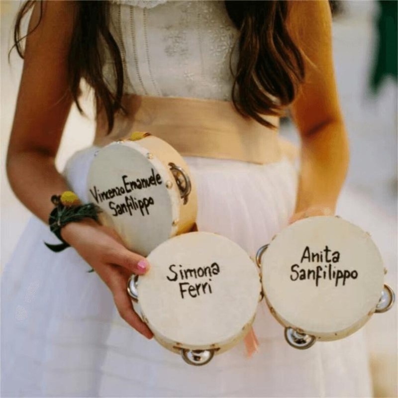 3/5PCS ﻿ Wedding Tambourine Dr - Musical Instruments Names 评论和价格