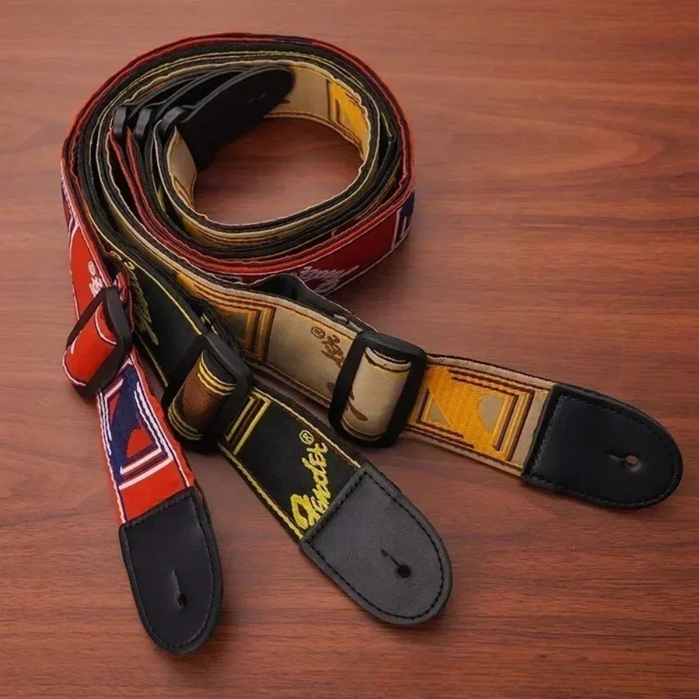 1pc Embroidery Guitar Strap Le - Acoustic Guitar Dreadnought 评论和价格