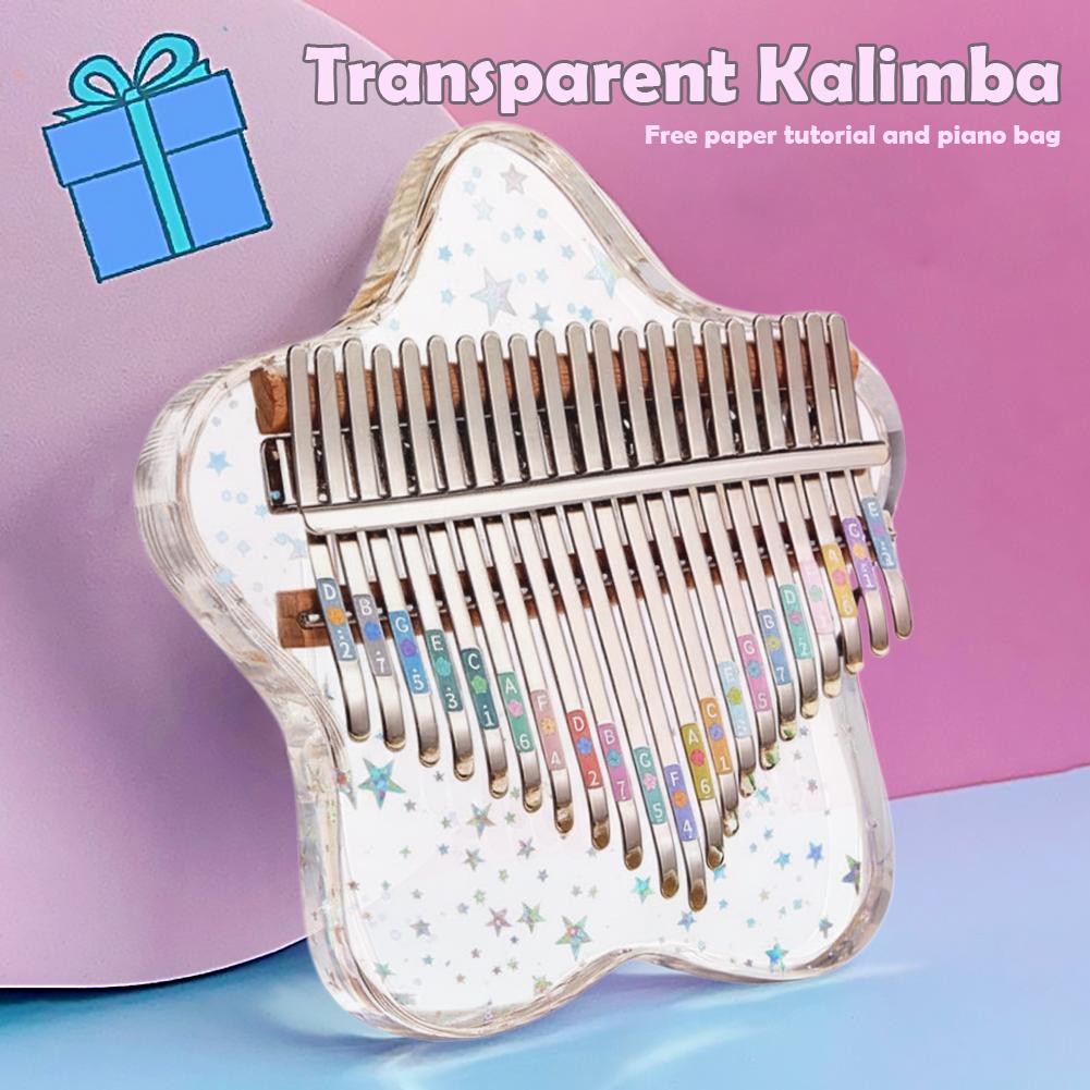 21/17 Keys Portable Finger Pia - Musical Instrument Kalimba 评论和价格
