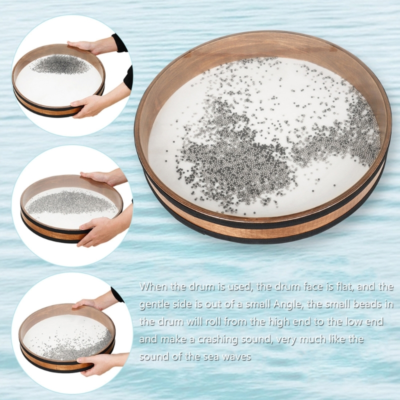 Ocean Waves Drum Wood Sea Drum - Ocean Drum Wave 评论和价格