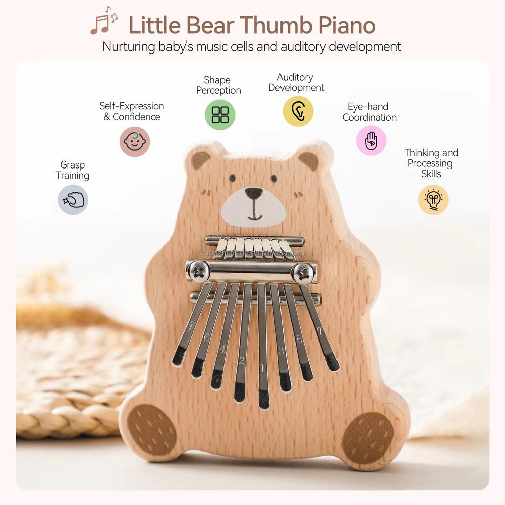 8 Key Mini Kalimba Portable Th - Musical Instrument Kalimba 评论和价格