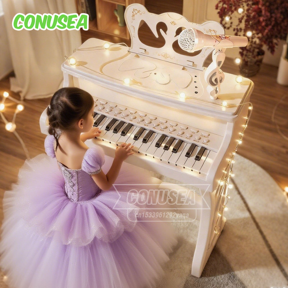 Baby Electronic Piano with Mic - Musical Instruments Names 评论和价格