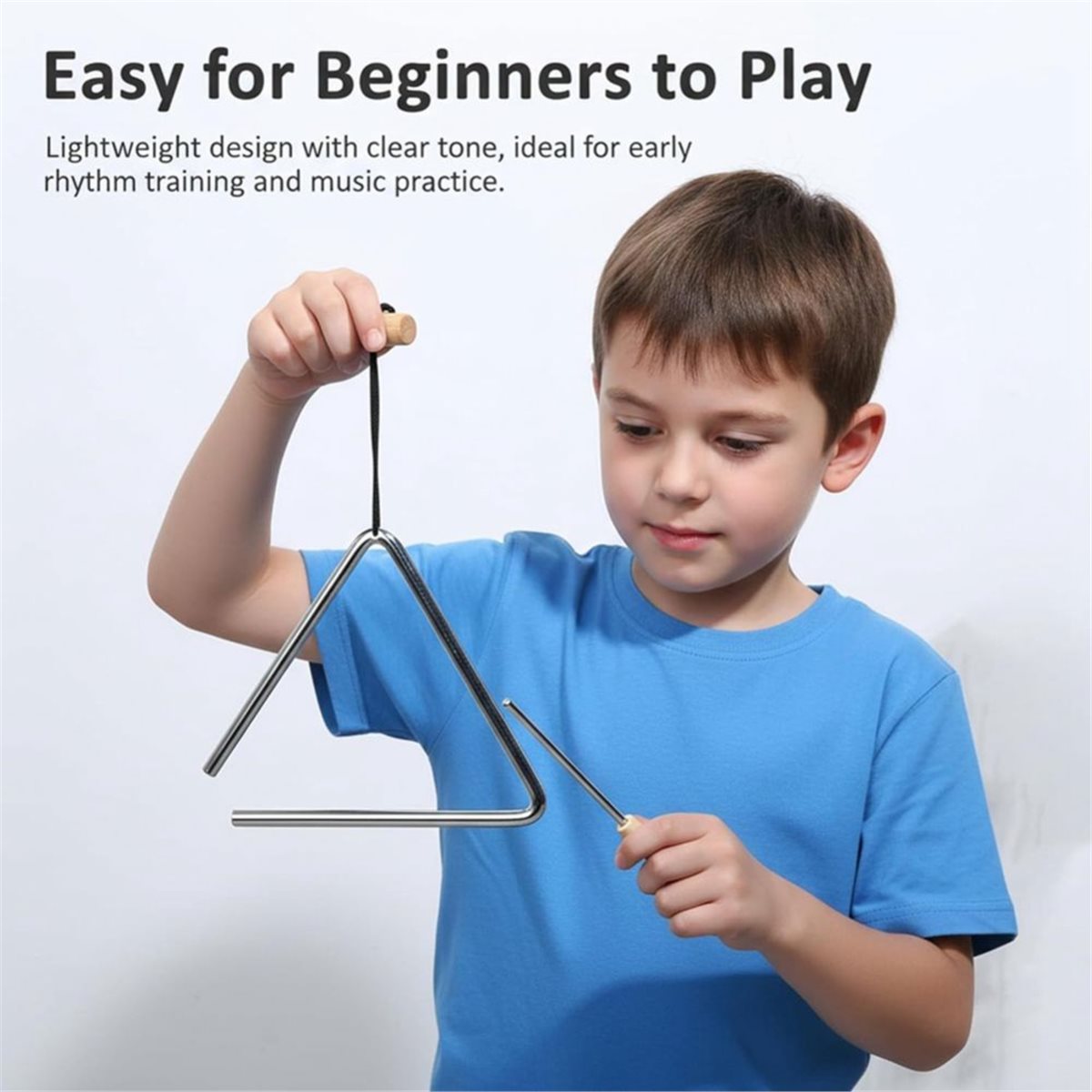B72ABG 2PCS 6 Inch Triangle Mu - Triangle Beater Music 评论和价格