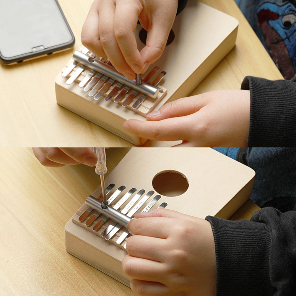 1Set Thumb Piano 10-Tone Porta - Musical Instrument Kalimba 评论和价格