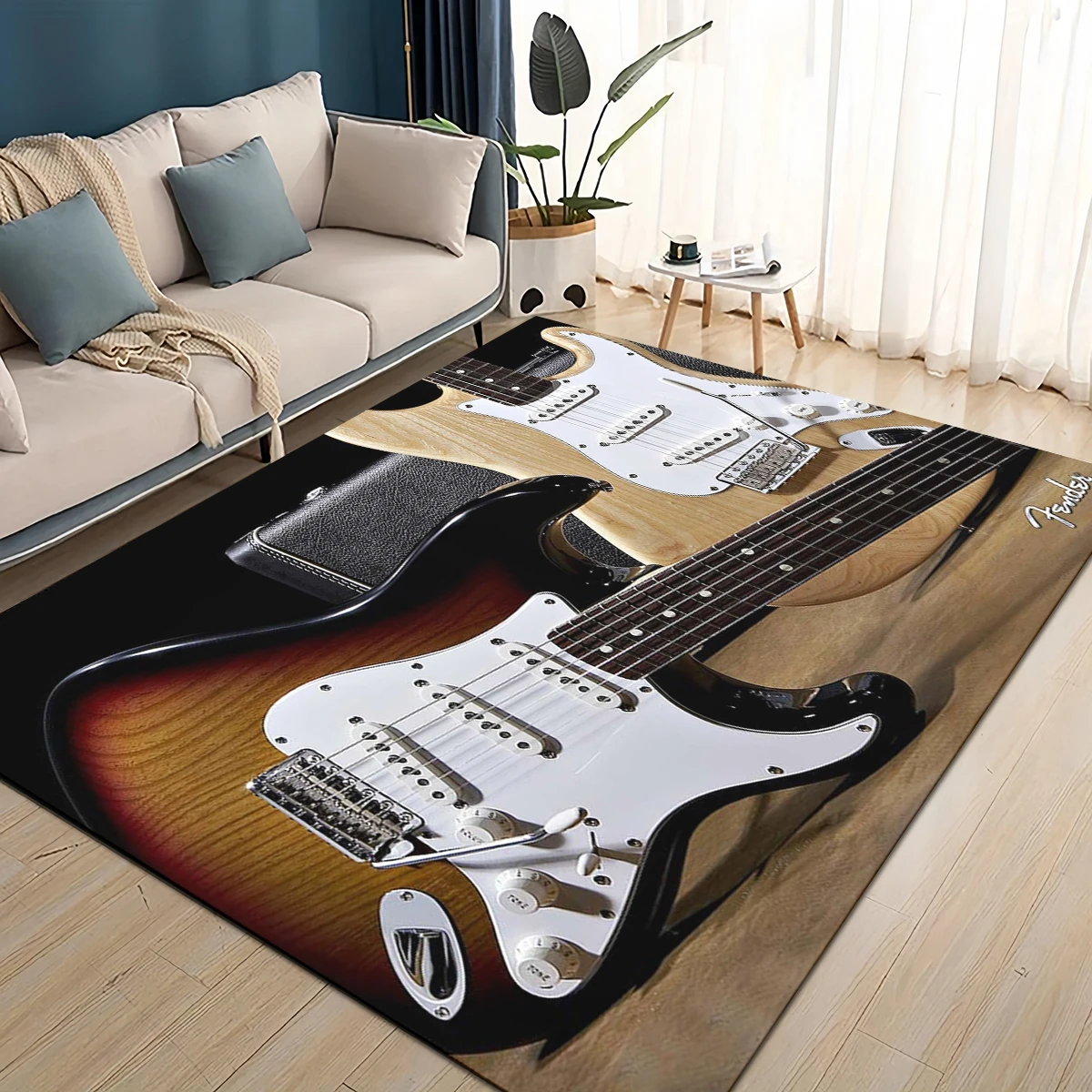 3D Retro Fender logo Guitar In - Musical Instruments Online 评论和价格