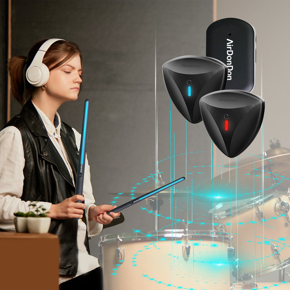 Air Drum Set Portable Air Drum - Musical Instrument Virtual 评论和价格