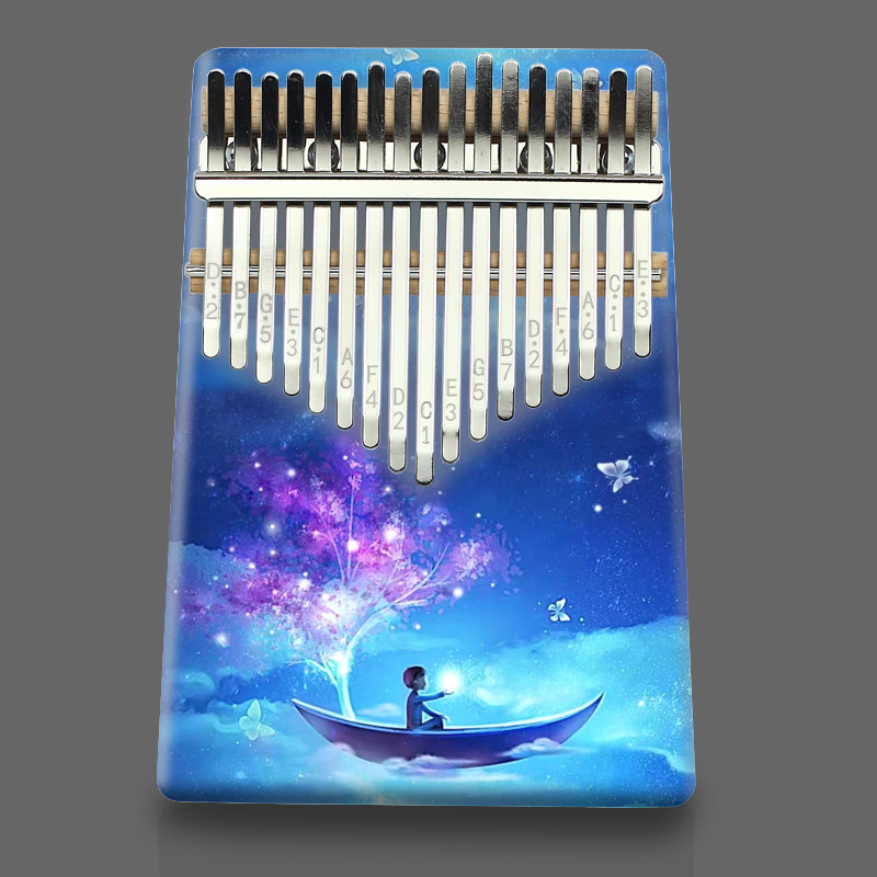 17-Tone Kalimba Color Thumb Pi - Musical Instrument Kalimba 评论和价格