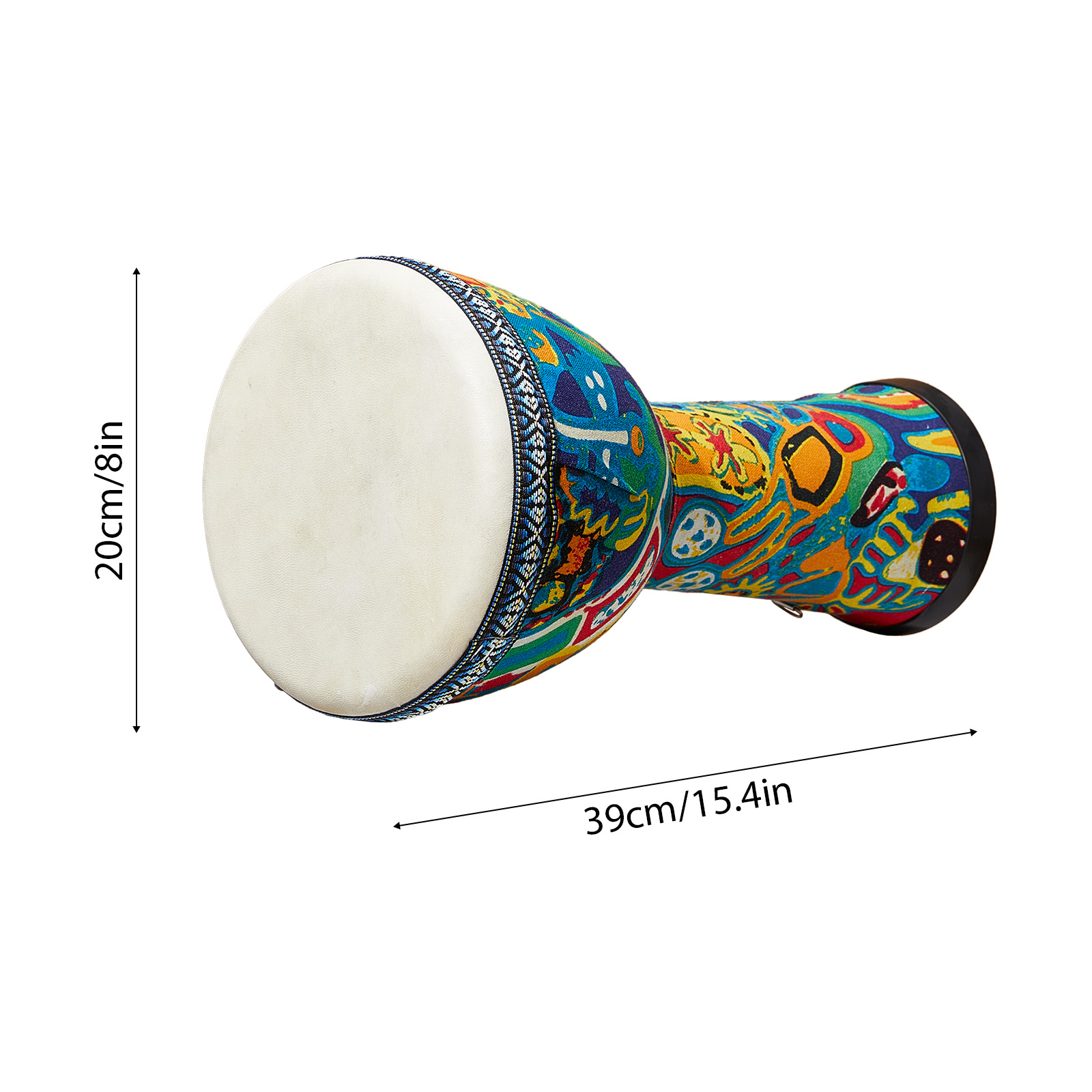 8 Inch African Drum Large 8 Ha - Bongo Drum Set 评论和价格