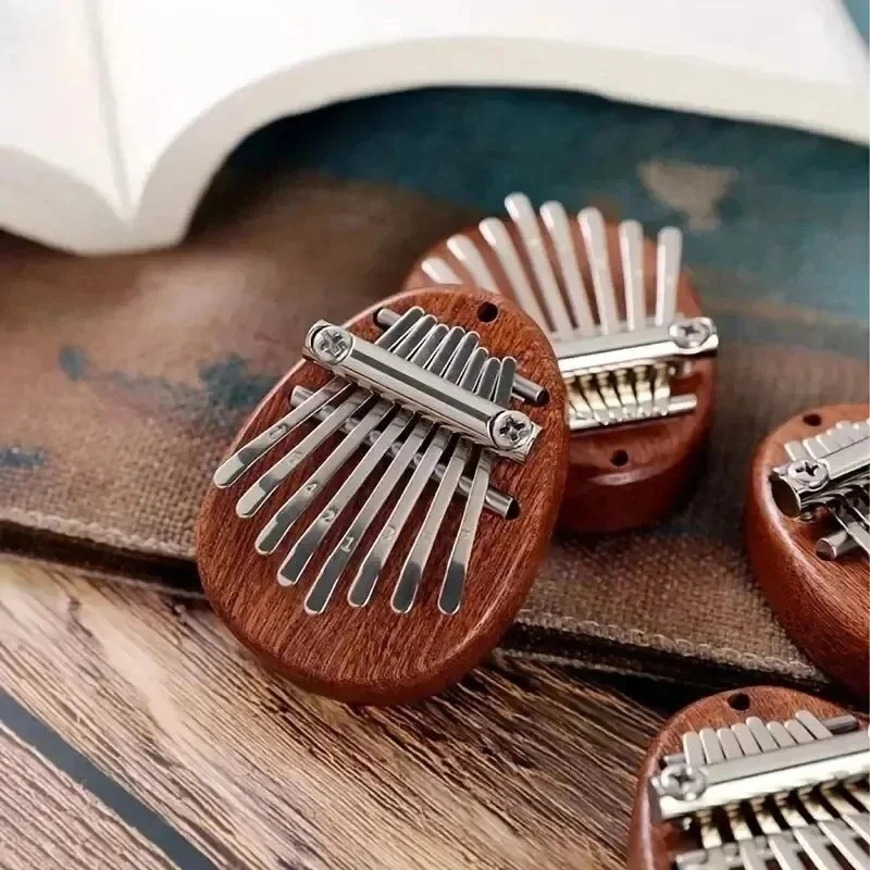 8 Key Mini Wooden Kalimba High - Musical Instrument Marimba 评论和价格