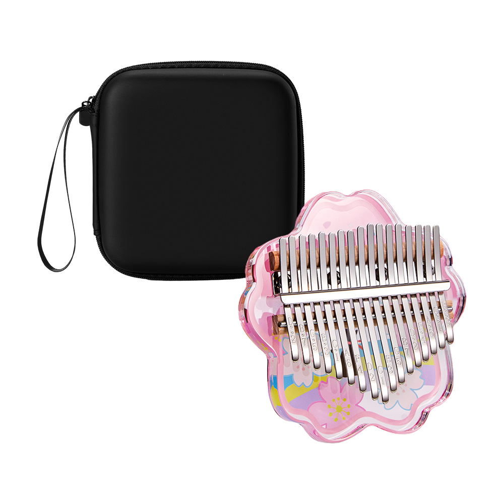 Mini Thumb Piano 17 Keys Porta - Musical Instrument Kalimba 评论和价格