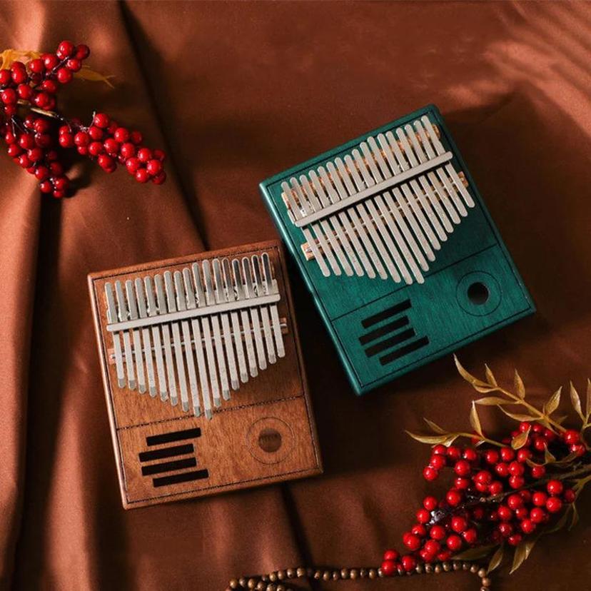 Retro Kalimba 17 Key Thumb Pia - Musical Instrument Kalimba 评论和价格