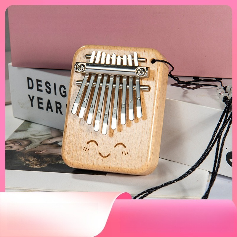 Solid Wood 9-tone Mini Thumb P - Musical Instrument Kalimba 评论和价格