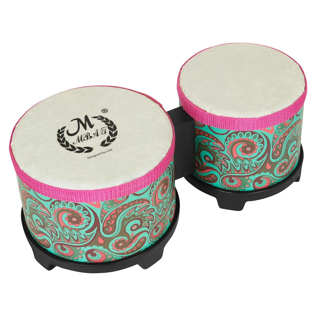 M MBAT Bongo Drum 5-inch and 6 - Bongo Drum Set 评论和价格