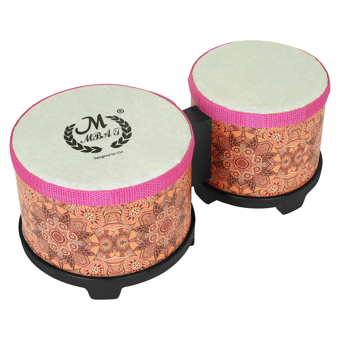 M MBAT Bongo Drum 5-inch and 6 - Bongo Drum Set 评论和价格