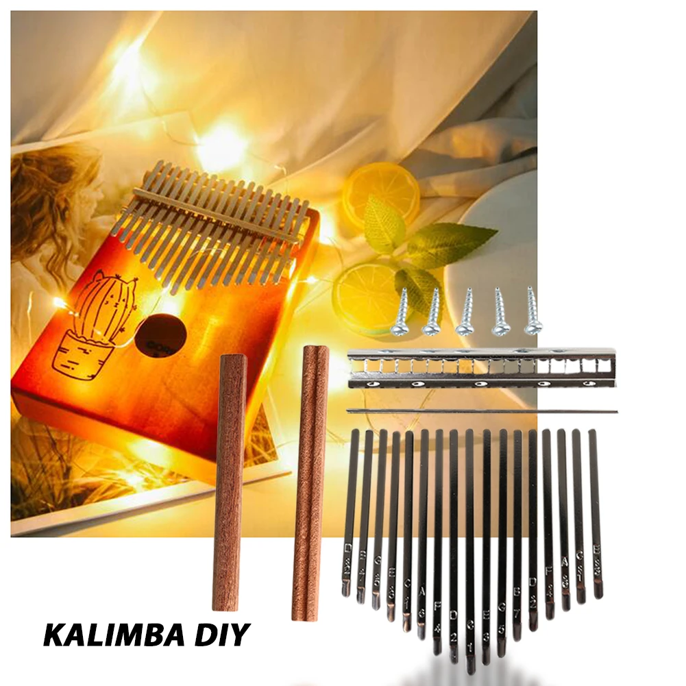 DIY 17 Tone Kalimba Keys Tines - Musical Instrument Kalimba 评论和价格