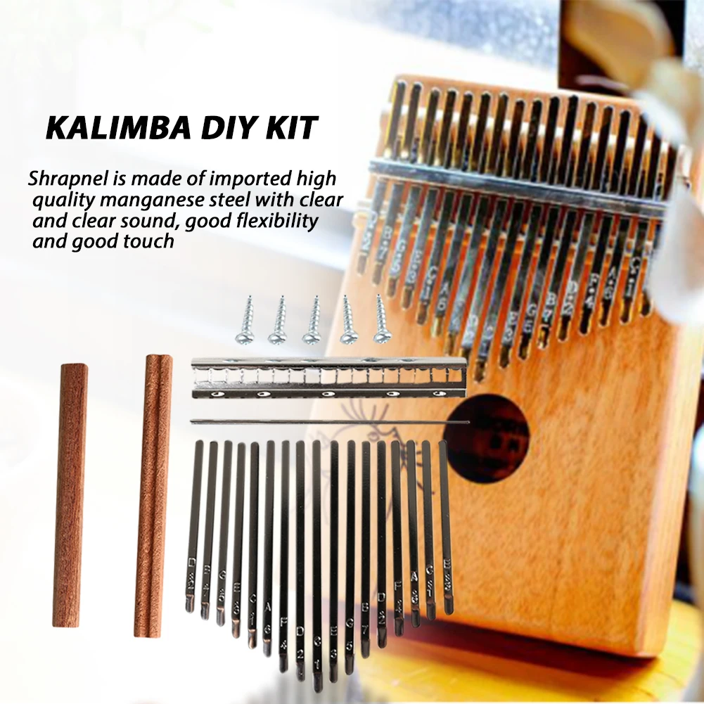 DIY 17 Tone Kalimba Keys Tines - Musical Instrument Kalimba 评论和价格