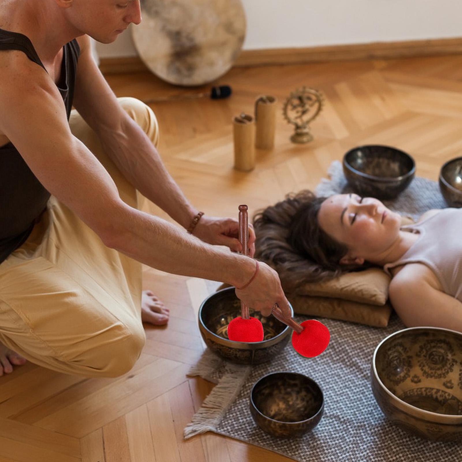Sound Bowl Mallet Wooden Medit - Musical Instrument Mallet 评论和价格