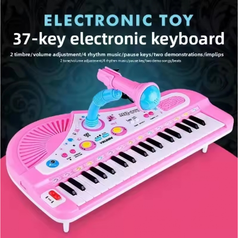 Kids Musical Piano 37 Key Elec - Musical Instruments Names 评论和价格