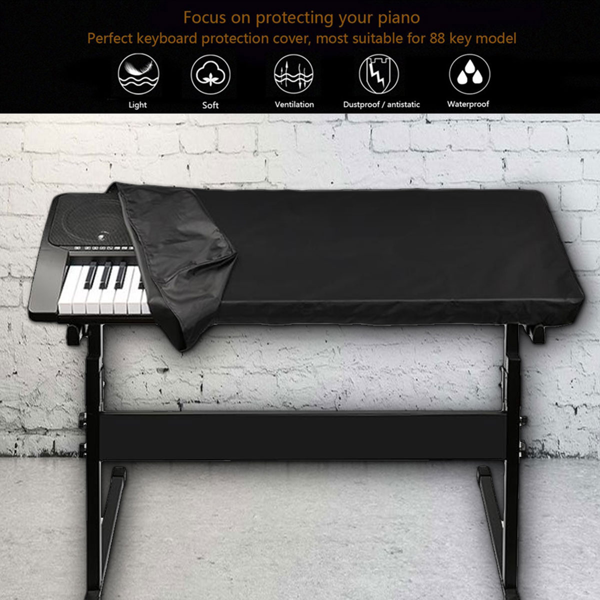 61/88-Key Electronic Piano Cov - Musical Instruments Names 评论和价格