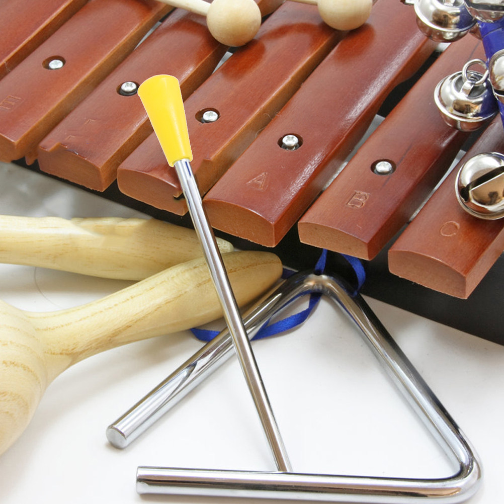 8Pcs Triangle Iron Mallet Stic - Musical Instrument Mallet 评论和价格